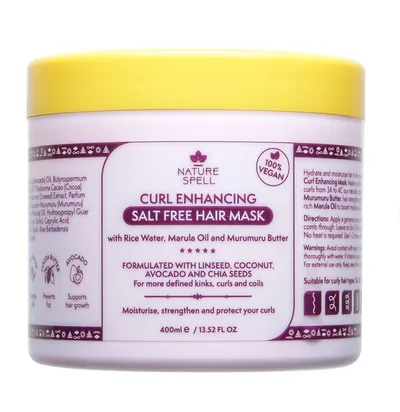 Nature Spell Curl Enhancing Salt Free Hair Mask (Profesjonalna maska wzmacniająca loki bez soli)