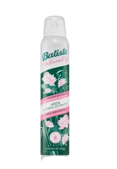 Batiste Naturally, Bamboo Fibre & Gardenia, Dry Shampoo (Suchy szampon do włosów)
