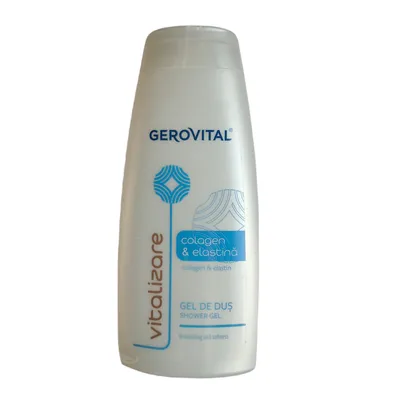 Farmec Gerovital, Vitalizare Collagen & Elastin, Shower Gel (Żel pod prysznic Kolagen z elastyną)