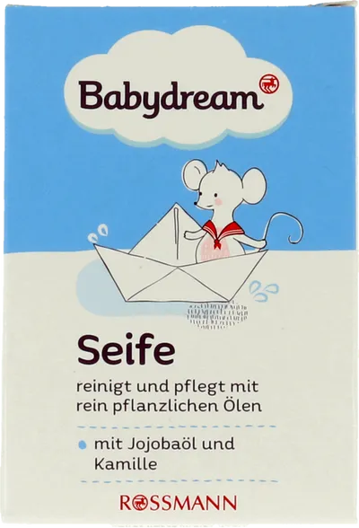 Babydream Seife mit Jojobaöl und Kamille (Mydło w kostce dla dzieci z olejkiem z jojoby)