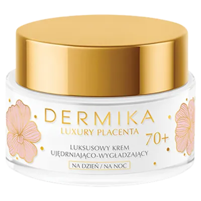 Dermika Luxury Placenta, Luksusowy krem ujędrniająco-wygładzający na dzień i na noc 70+