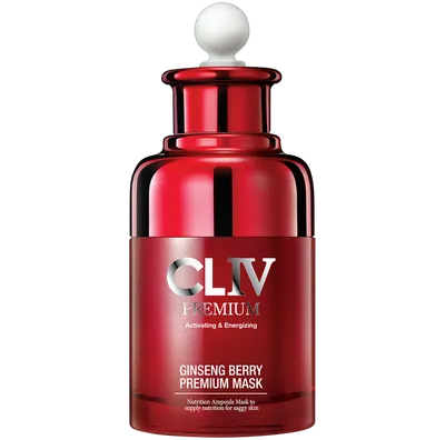 Cliv Premium Ginseng Berry Premium Mask (Odżywcza maska w płachcie z jagodami żeń-szenia)