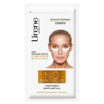 Lirene Dermoprogram No Dark Circles, Rozjaśniające plastry pod oczy