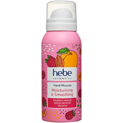 Hebe Cosmetics, Krem do rąk w piance `Nawilżanie i wygładzanie`