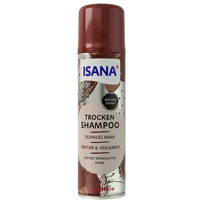 Isana Trocken Shampoo Braunes Haar (Suchy szampon do włosów brązowych)