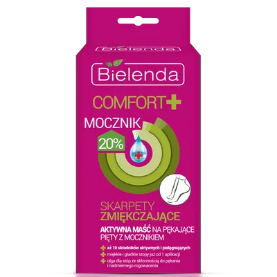 Bielenda Comfort +, Skarpety zmiękczające z mocznikiem 20%