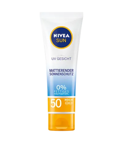Nivea Sun, Mattierender Sonnenschutz SPF50 (Matujący krem z ochroną przeciwsłoneczną SPF 50)