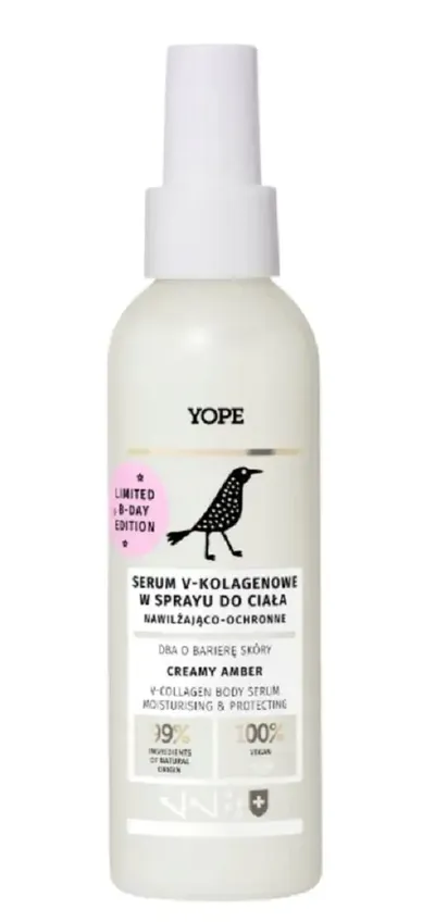Yope Creamy Amber, Serum V-Kolagenowe w sprayu do ciała nawilżająco-ochronne