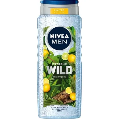 Nivea Men, Extreme Wild, Fresh Woods Deep Body Wash (Żel pod prysznic dla mężczyzn)