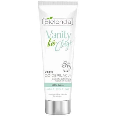 Bielenda Vanity Bio Clays, Krem do depilacji `Zielona glinka i aloes`