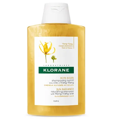 Klorane Sun Radiance, Nourishing Shampoo with Ylang-Ylang Wax (Odżywczy szampon na bazie wosku Ylang-Ylang)