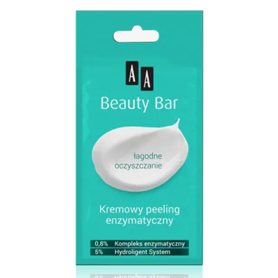 AA Beauty Bar, Kremowy peeling enzymatyczny `Łagodne oczyszczanie`