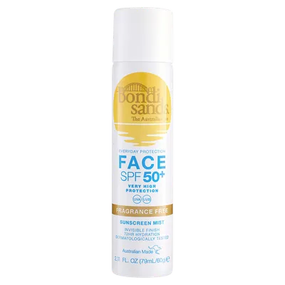 Bondi Sands Fragrance Free Face Mist SPF 50+ (Bezzapachowa mgiełka do twarzy SPF 50+)