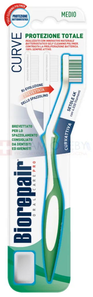 BioRepair Curve Protection Medium Tooth Brush (Szczoteczka do zębów średnia)