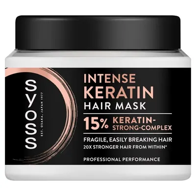 Syoss Intense Keratin, Hair Mask (Maska do włosów delikatnych i łamliwych)