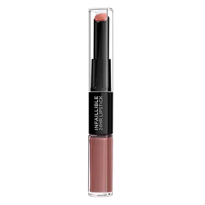 L'Oreal Paris Infallible, 24H Lipstick (Długotrwała pomadka i błyszczyk do ust 2 w 1)