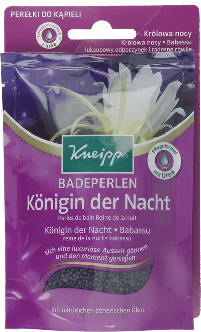 Kneipp Konigin der Nacht - Babassu, Badeprelen (Perełki do kapieli 'Królowa nocy - Olejek Babassu')