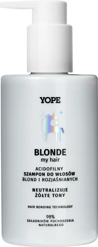 Yope Blonde My Hair, Acidofilny szampon do włosów blond i rozjaśnianych