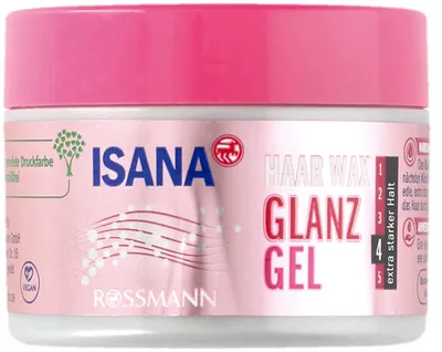 Isana Haar Wax Glanz Gel (Żelowy wosk do do włosów)