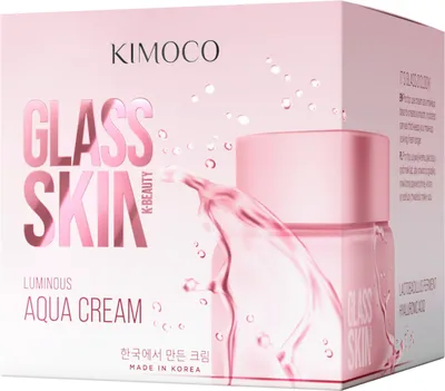 Kimoco Beauty Glass Skin, Luminous Aqua Cream (Rozświetlający krem do twarzy)