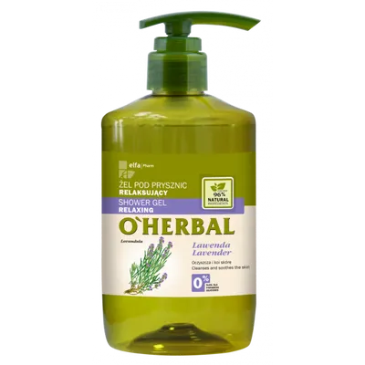 O'Herbal Relaksujący żel pod prysznic z ekstraktem z lawendy