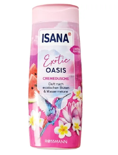 Isana Exotic Oasis, Creamy Shower Gel (Kremowy żel pod prysznic)