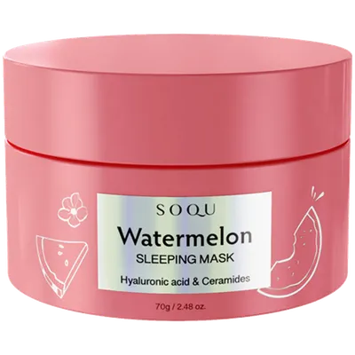 Soqu Watermelon Sleeping Mask (Nawilżająca maska do twarzy z ekstraktem z arbuza)