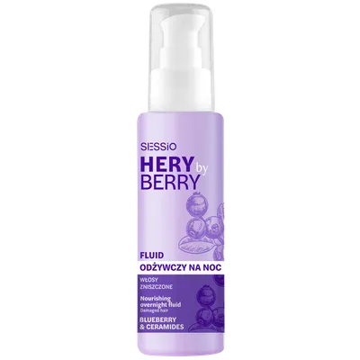 Sessio Hery by Berry, Fluid odżywczy na noc do włosów zniszczonych