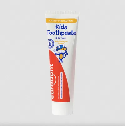 Eurodont Kids, Bubblegum, Toothpaste (Pasta do zębów dla dzieci o smaku gumy balonowej)