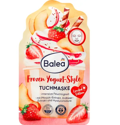 Balea Frozen Yogurt-Style, Sheet Mask (Maska do twarzy w płachcie)