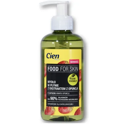 Cien Food For Skin, Mydło w płynie z ekstraktem z opuncji