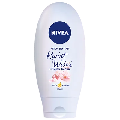 Nivea Olejek w kremie do rąk `Kwiat wiśni i olejek jojoba`