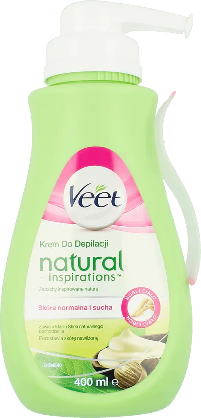 Veet Natural Inspirations, Krem do depilacji skóra normalna i sucha