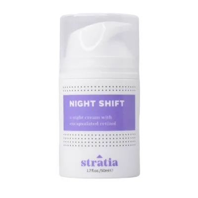Stratia Night Shift a Night Cream with Capsulated Retinol (Przeciwzmarszczkowy krem na noc)