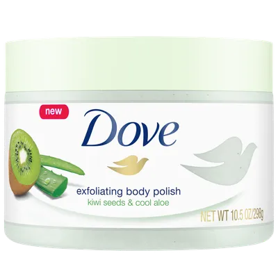 Dove Exfoliating Body Polis Kiwi Seeds & Cool Aloe Scent (Krem - peeling pod prysznic)