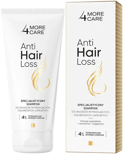 More4Care Anti Hair Loss, Specjalistyczny szampon do włosów wypadających, osłabionych, łamliwych