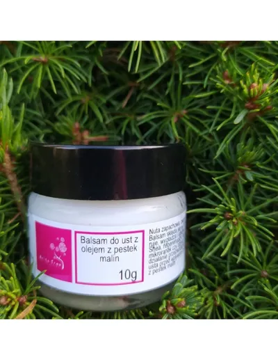 Natural White Tree Odżywczy balsam do ust z olejem z pestek malin