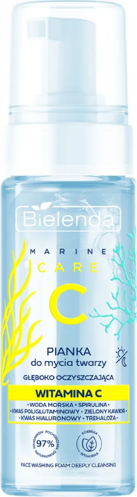 Bielenda Marine Care C, Pianka do mycia twarzy głęboko oczyszczająca
