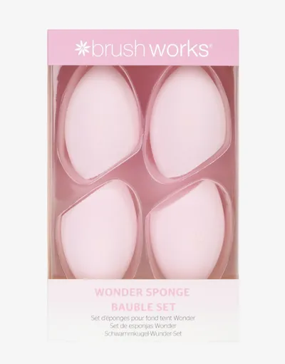 Brushworks Wonder Sponge Bubble Set (Zestaw gąbeczek do makijażu)