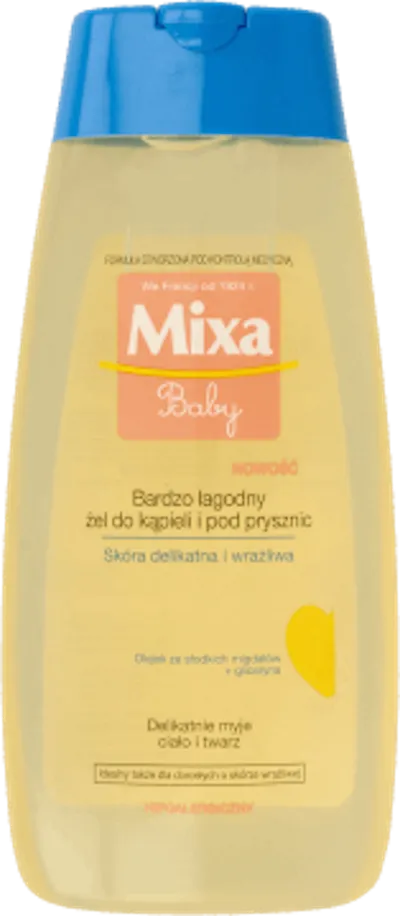 Mixa Baby, Bardzo łagodny żel do kąpieli i pod prysznic