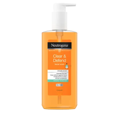 Neutrogena Visibly Clear [Clear & Defend], Spot Proofing, Daily Wash (Żel do mycia twarzy)