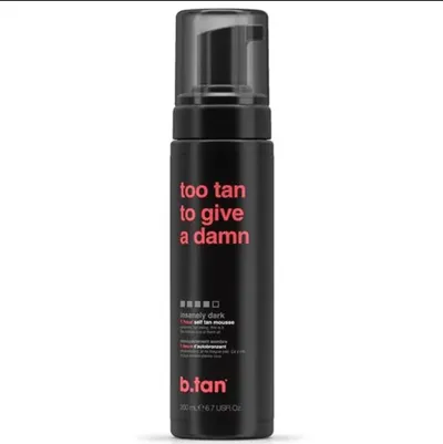 b.tan Too Tanned To Give A Damn, Insanely Dark 1 Hour Self Tan Mousse (Samoopalacz w piance)