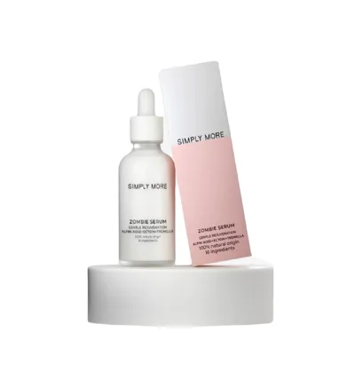 Simply More Zombie Serum, Gentle Rejuvenation Alpin Rose + Ectoin + Tremella (Odmładzające serum do twarzy)