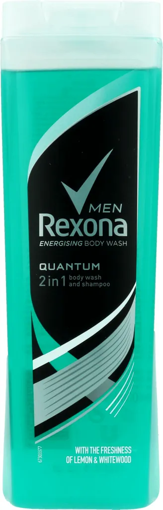 Rexona Men Quantum, 2 in 1  Body Wash and Shampoo (Żel pod prysznic i szampon dla mężczyzn 2 w 1)