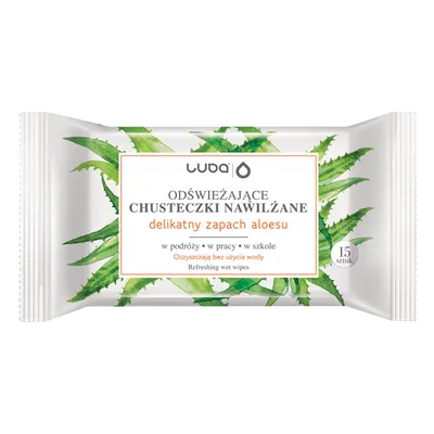 Luba Odświeżające chusteczki nawilżające `Aloes`