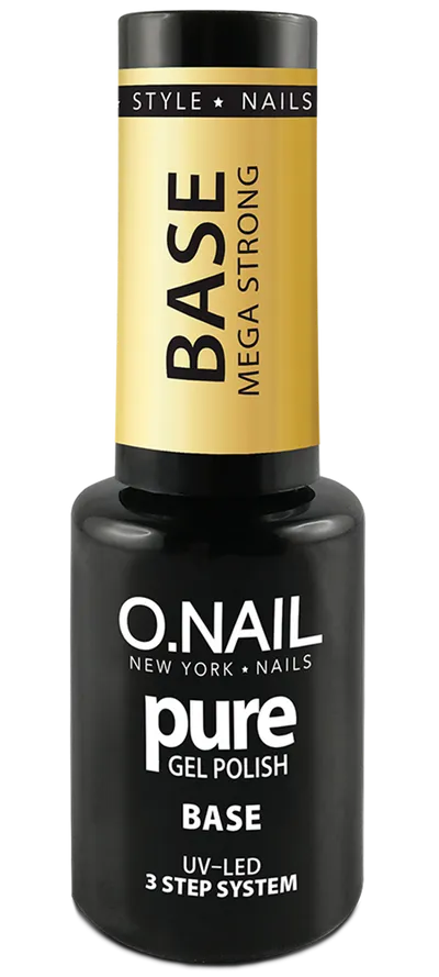 O.Nail UV - LED 3 Step System, Pure Gel Polish Base Mega Strong (Baza pod lakier hybrydowy)