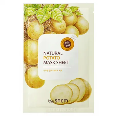 The Saem Natural Potato, Mask Sheet (Maseczka w płachcie ziemniaczana)