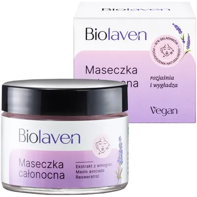 Biolaven Maseczka całonocna do twarzy