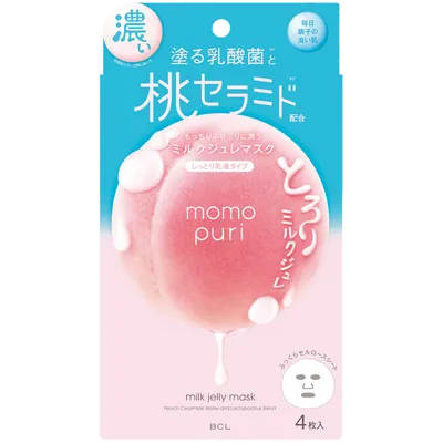 BCL Momopuri Mask (Maska z serum nawilżającym do twarzy)