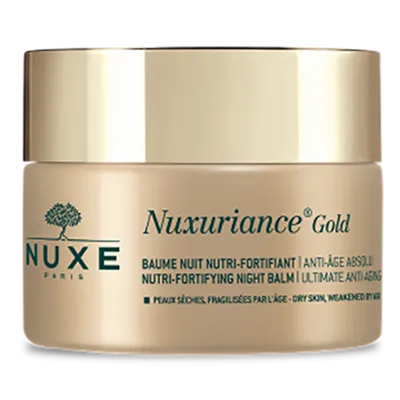 Nuxe Nuxuriance Gold, Nutri-Fortifying Night Balm (Odżywczo-wzmacniający balsam na noc)